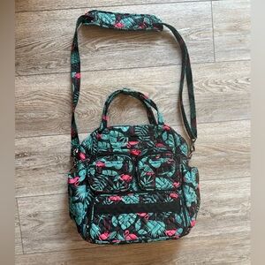 Lug Mini Puddle Jumper Bag Flamingo Print